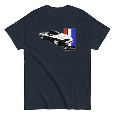 4th Gen Camaro Convertible T-Shirt in navy